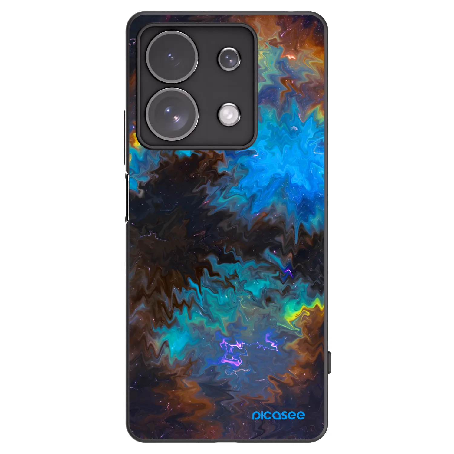 Picasee silikonski črni ovitek za Xiaomi Redmi Note 13 Pro 4G - Space