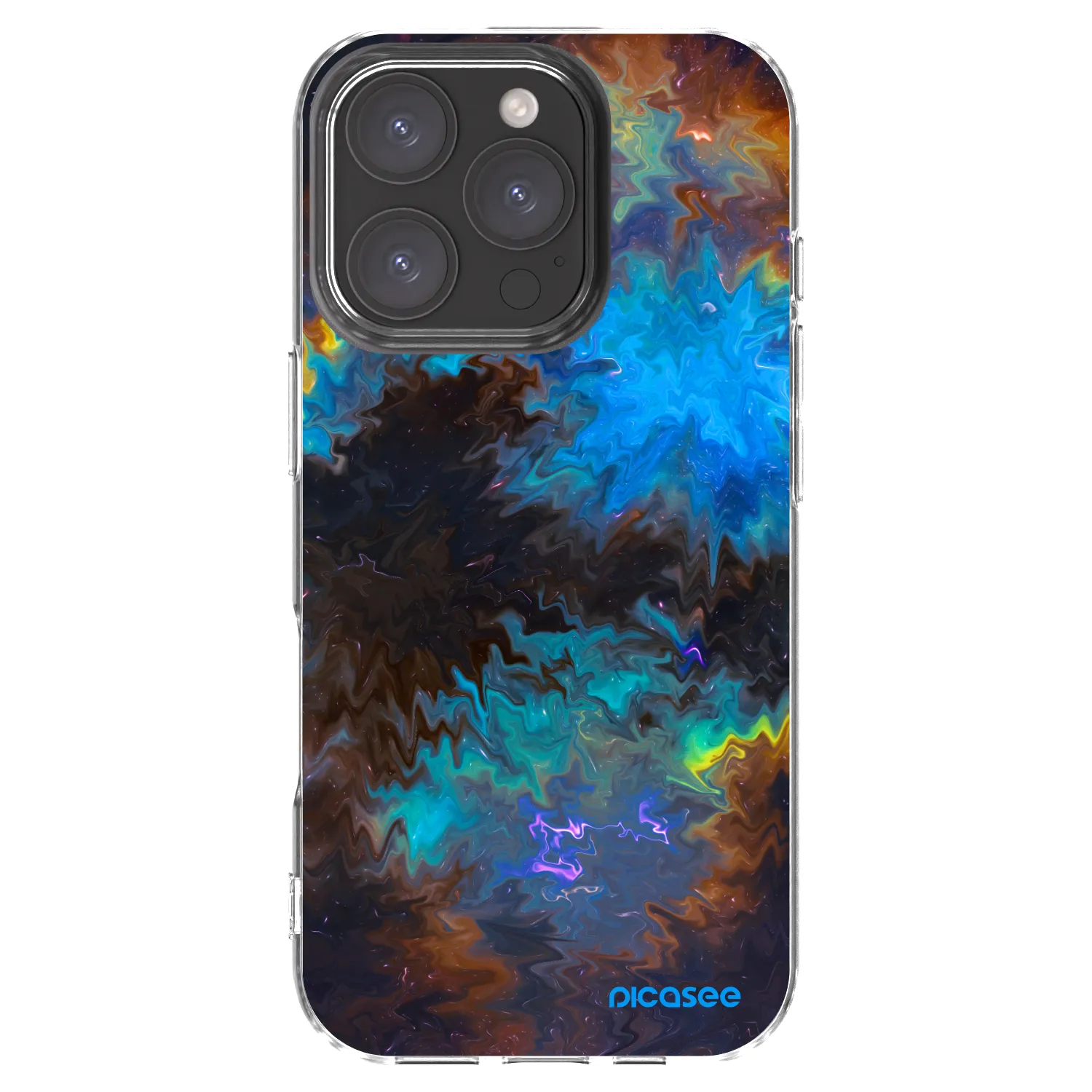 Picasee silikonski prozorni ovitek za Apple iPhone 16 Pro - Space