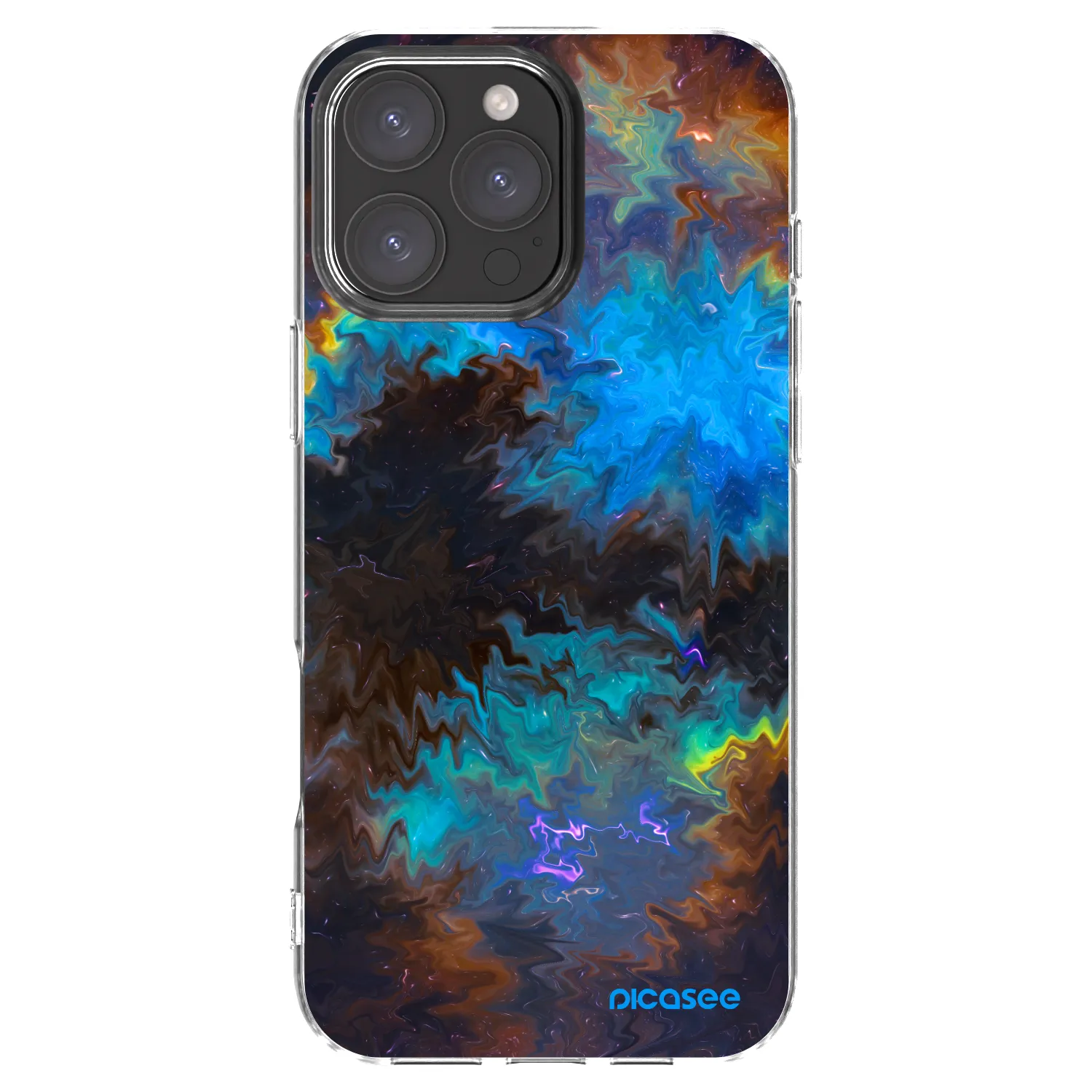 Picasee silikonski prozorni ovitek za Apple iPhone 16 Pro Max - Space