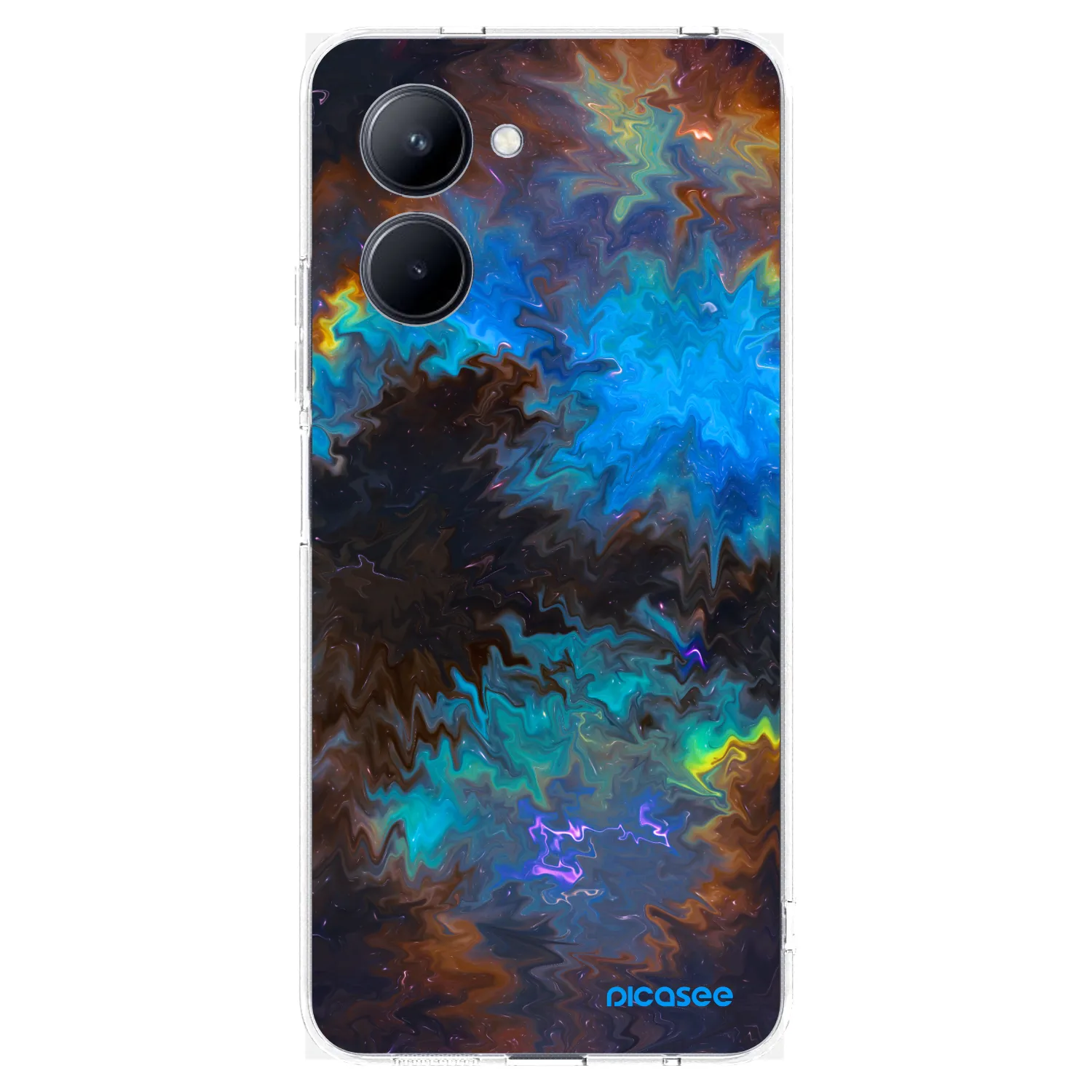 Picasee silikonski prozorni ovitek za Realme C33 (2023) - Space