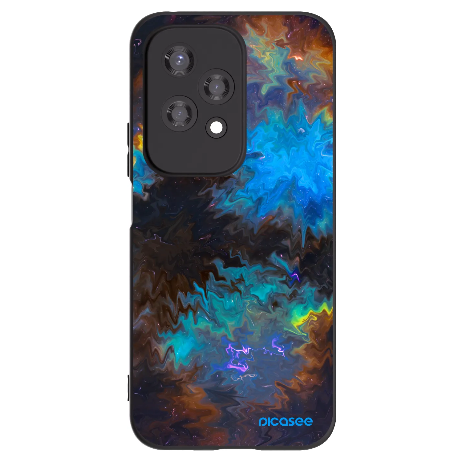 Picasee silikonski črni ovitek za Honor 200 Lite - Space