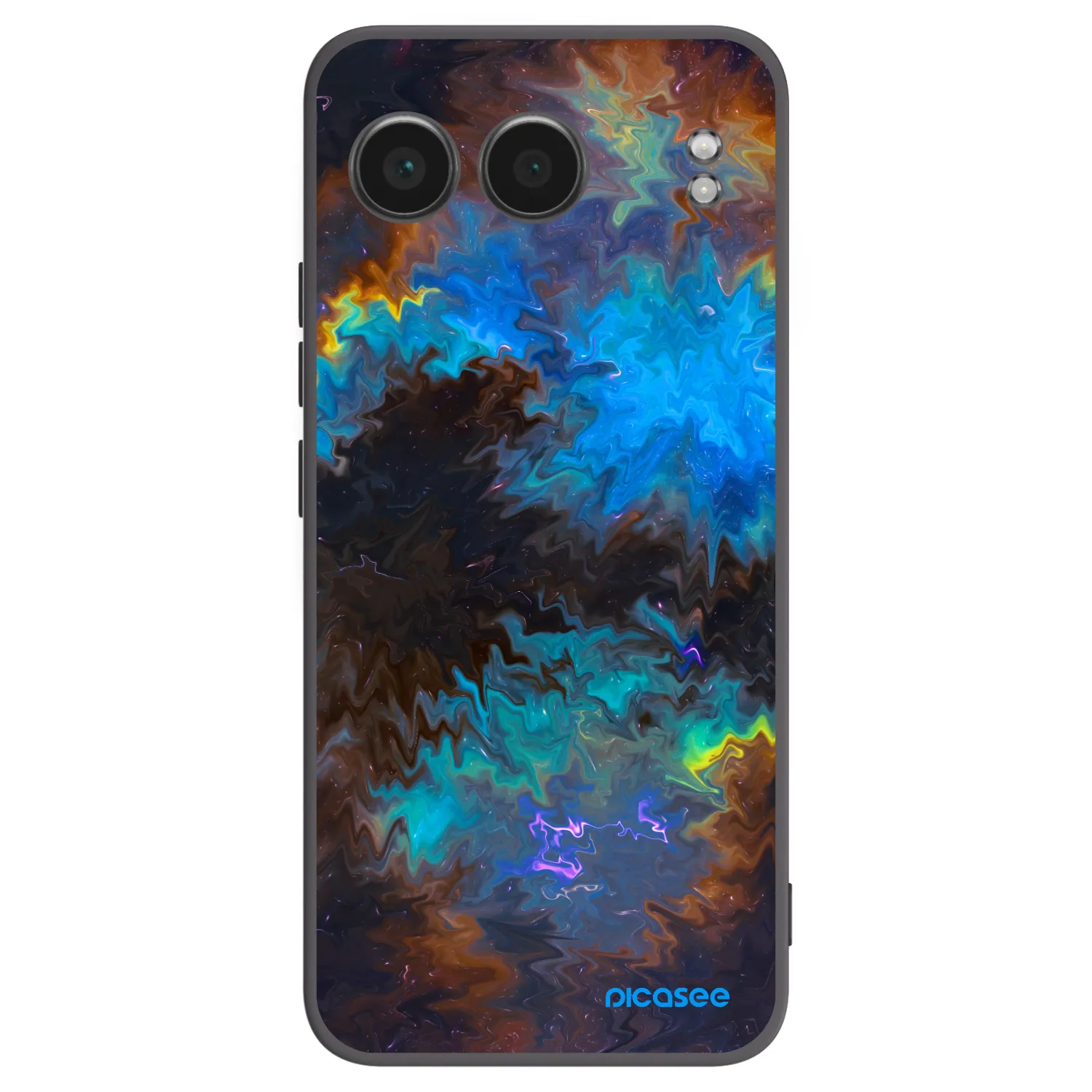 Picasee silikonski črni ovitek za OnePlus Nord 4 - Space