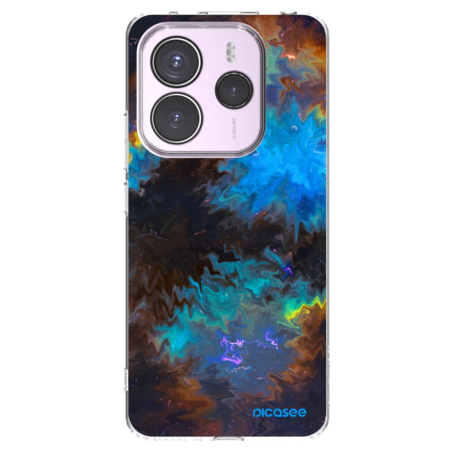 Picasee silikonski prozorni ovitek za Xiaomi Redmi Note 14 5G - Space