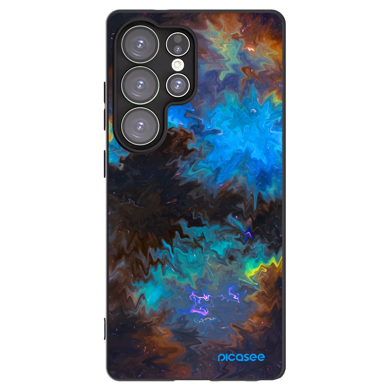 Picasee silikonski črni ovitek za Samsung Galaxy S25 Ultra 5G - Space