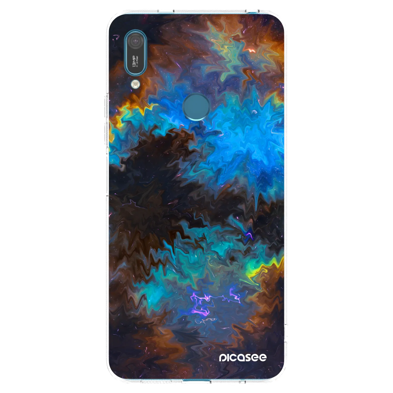 Picasee silikonski prozorni ovitek za Huawei Y7 2019 - Space