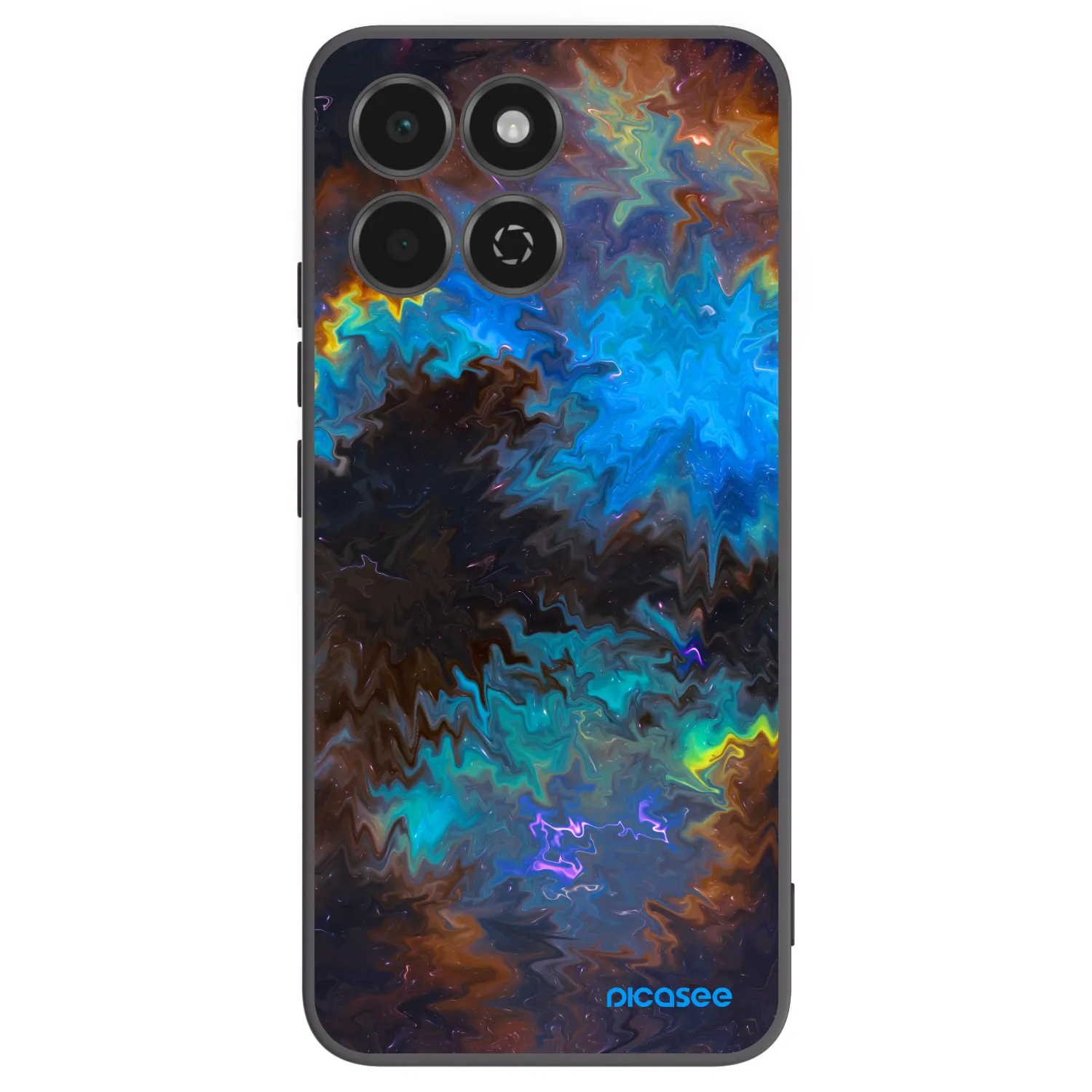 Picasee silikonski črni ovitek za Honor 200 Smart 5G - Space