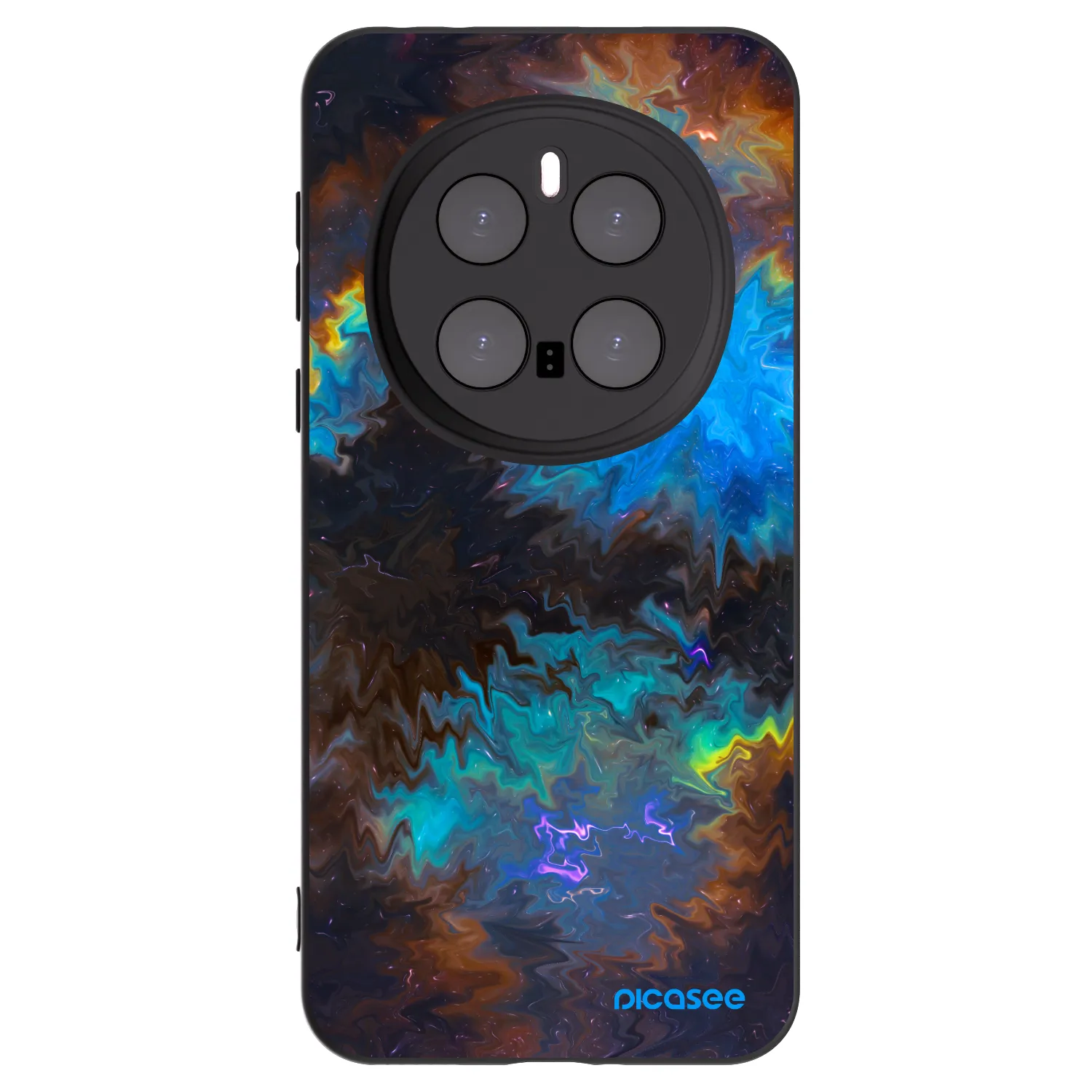 Picasee silikonski črni ovitek za Honor Magic7 Pro 5G - Space