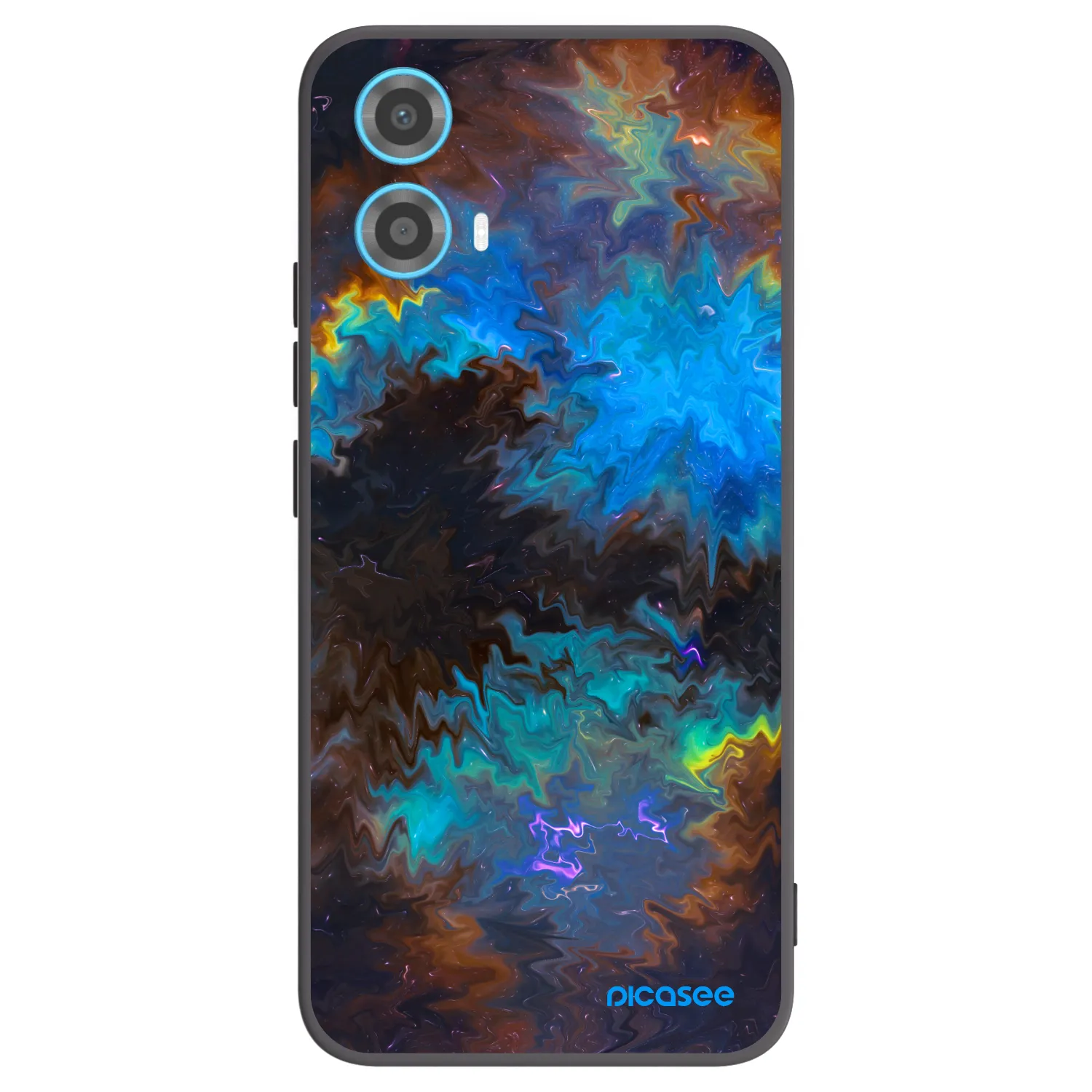 Picasee silikonski črni ovitek za Motorola Moto G34 5G - Space