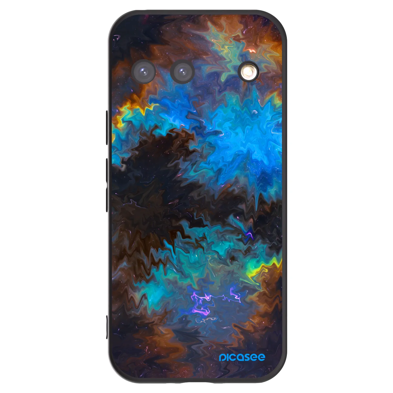 Picasee silikonski črni ovitek za Google Pixel 9 - Space