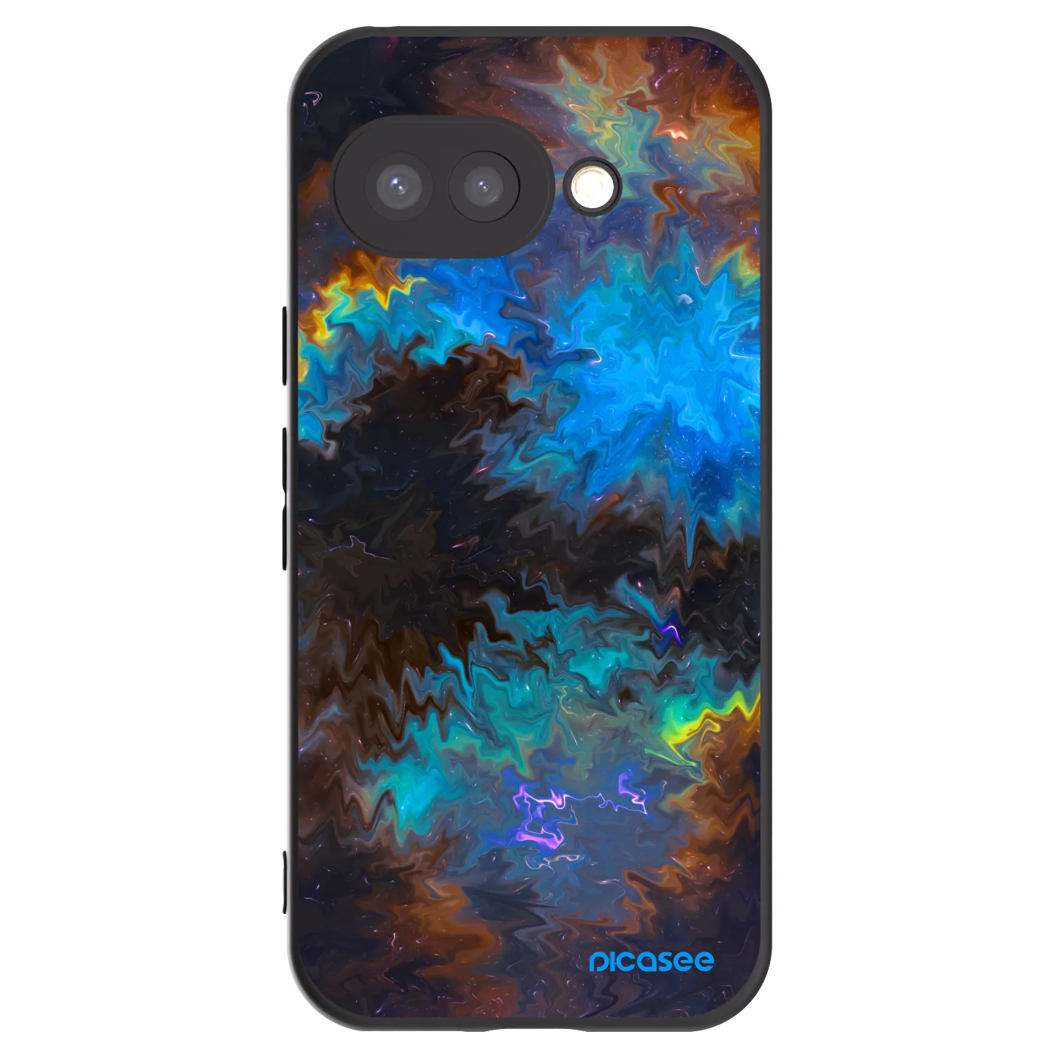 Picasee silikonski črni ovitek za Google Pixel 9a - Space