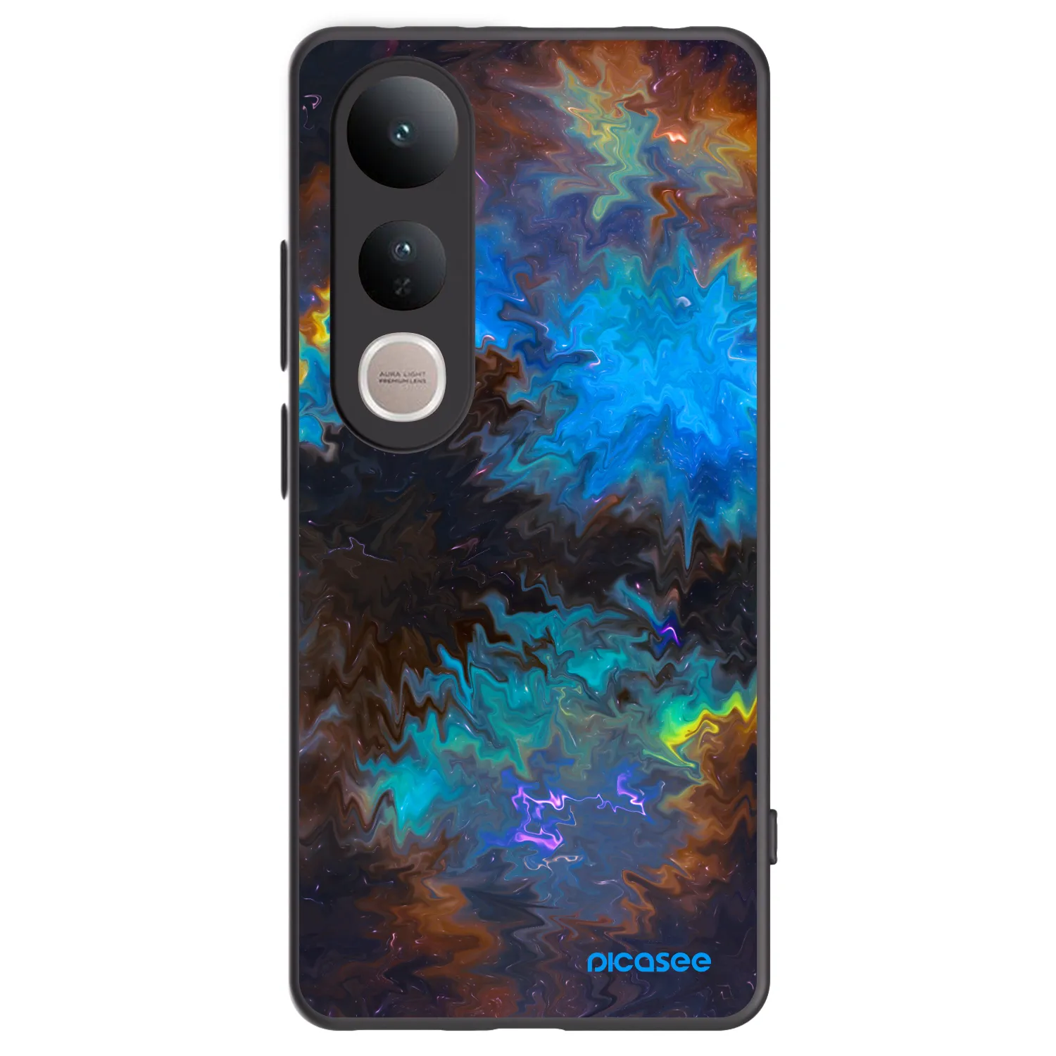 Picasee silikonski črni ovitek za Vivo V50 Lite 5G - Space