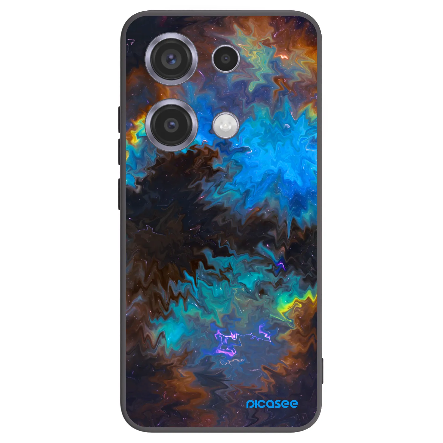 Picasee silikonski črni ovitek za Xiaomi Redmi Note 14S - Space