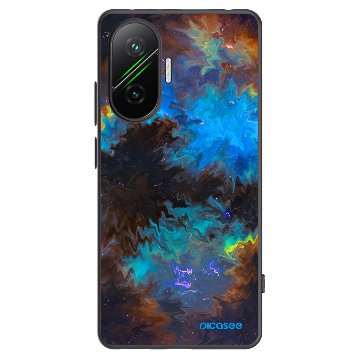 Picasee silikonski črni ovitek za Xiaomi Poco F7 5G - Space