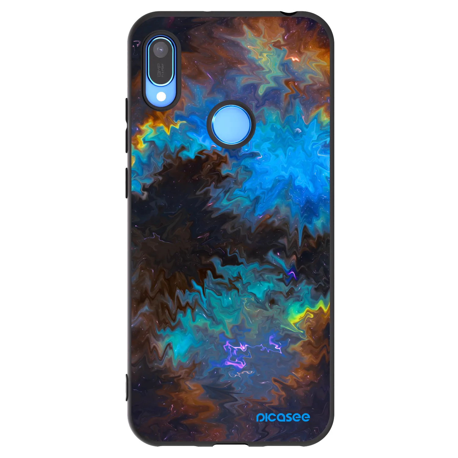 Picasee silikonski črni ovitek za Huawei Y6 2019 - Space