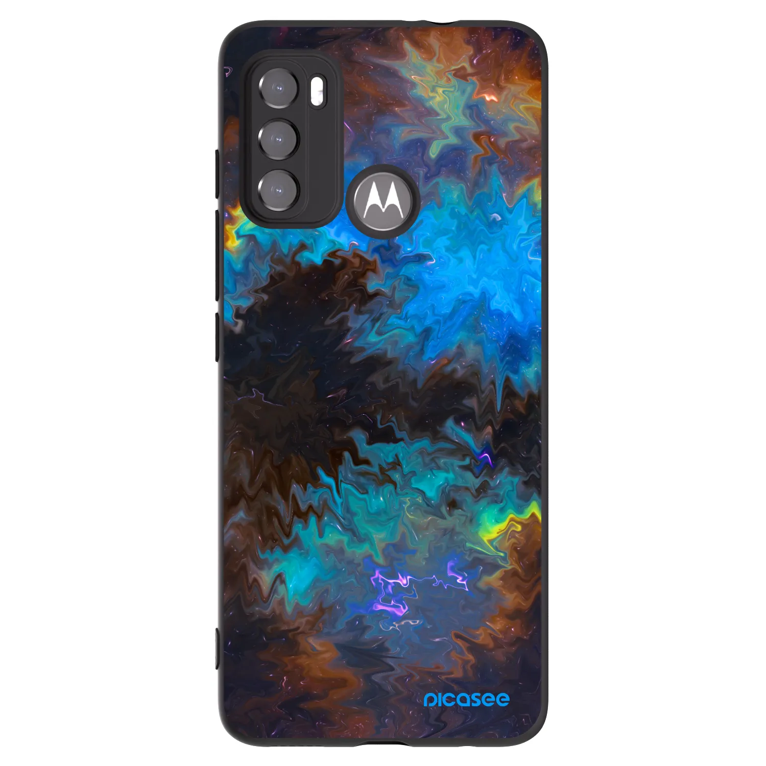 Picasee silikonski črni ovitek za Motorola Edge 60 5G - Space