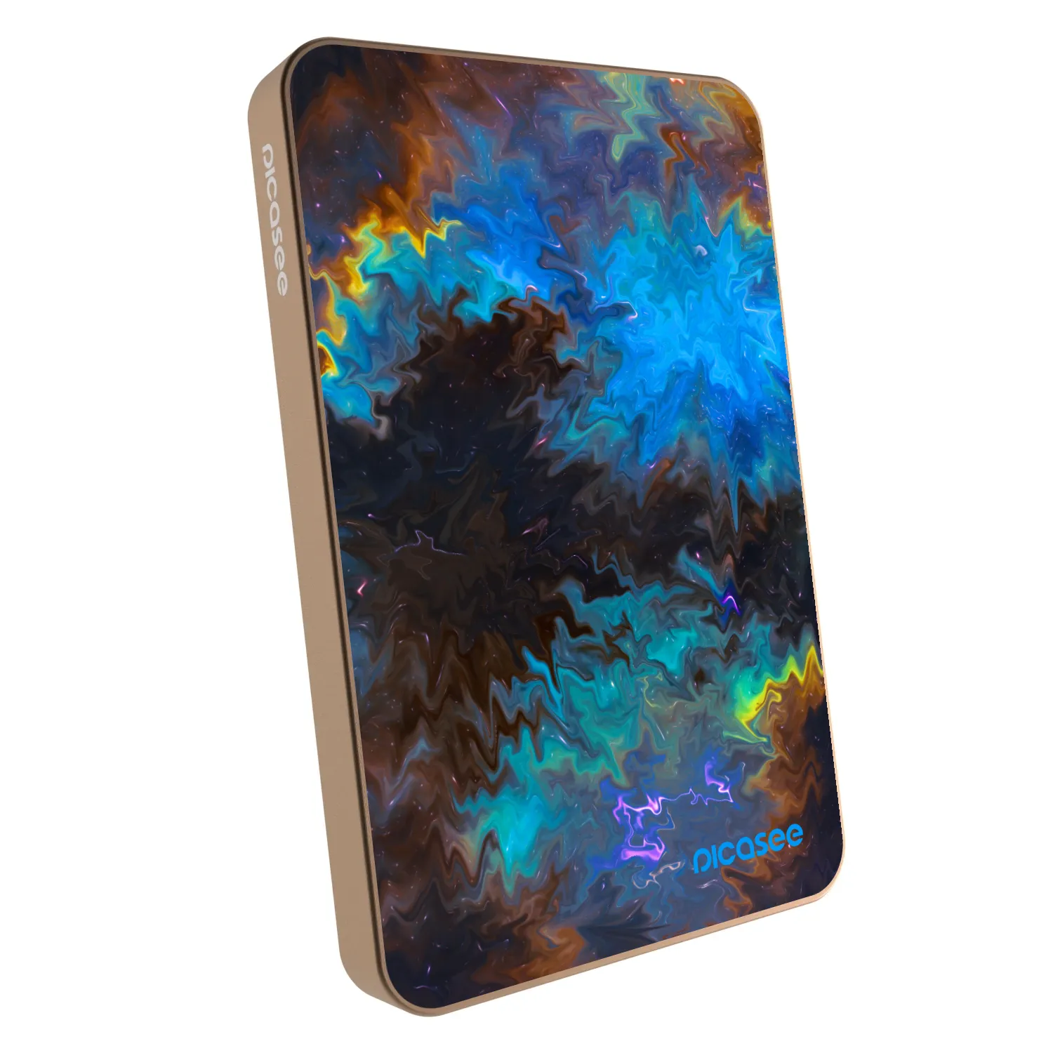 Picasee Prenosna baterija z MagSafe 5 000 mAh Zlati - Space