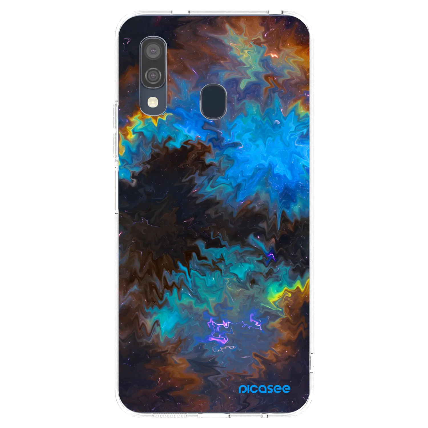 Picasee silikonski prozorni ovitek za Samsung Galaxy A40 A405F - Space