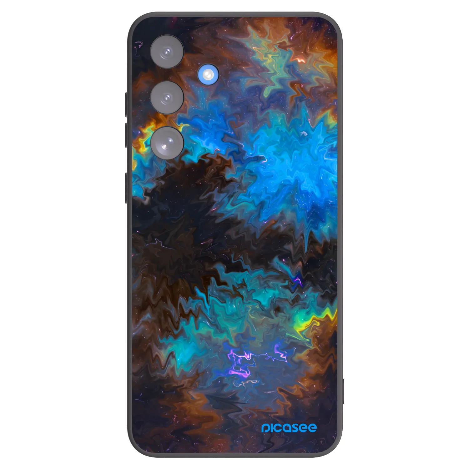 Picasee silikonski črni ovitek za Samsung Galaxy S25 FE 5G - Space