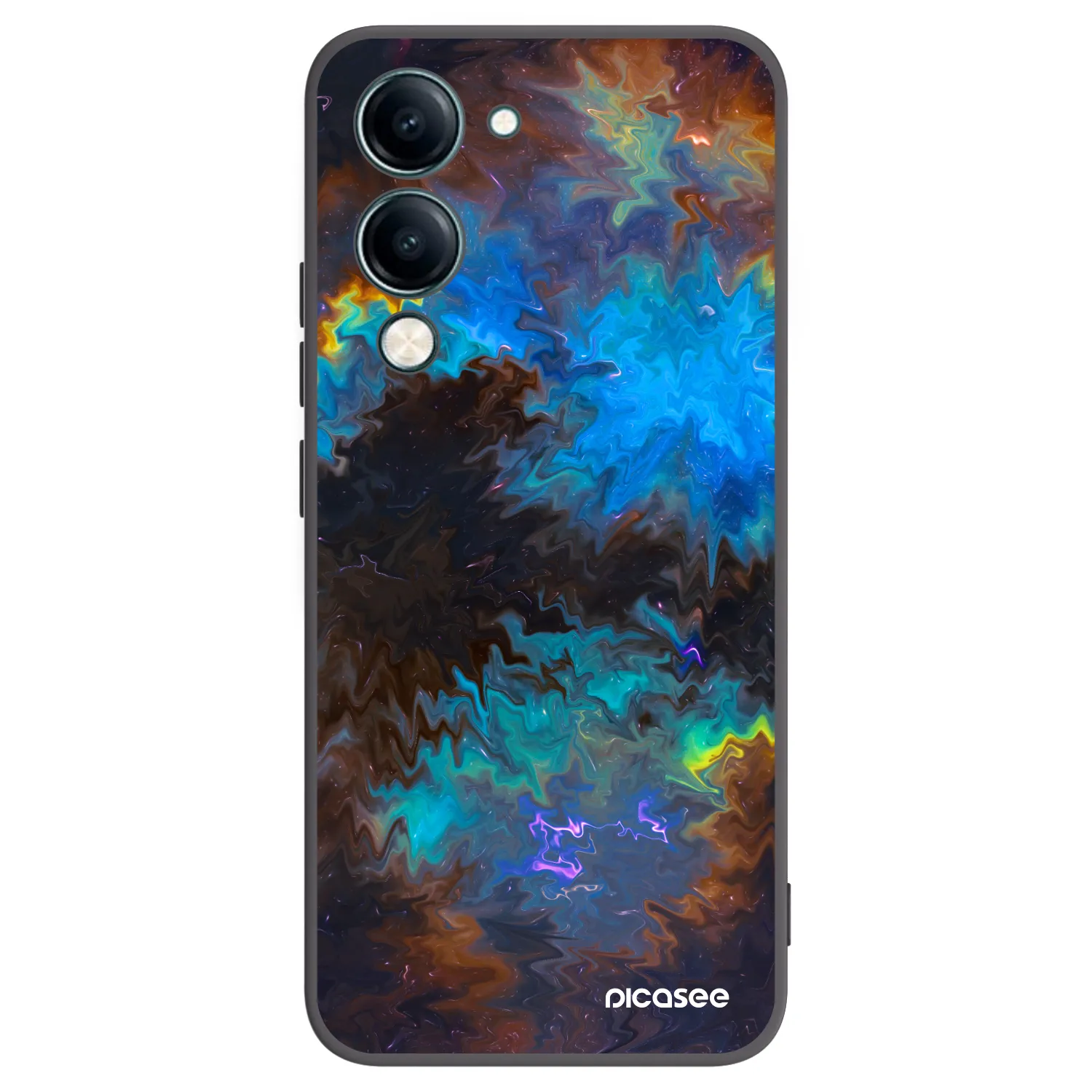 Picasee silikonski črni ovitek za Vivo Y29s 5G - Space