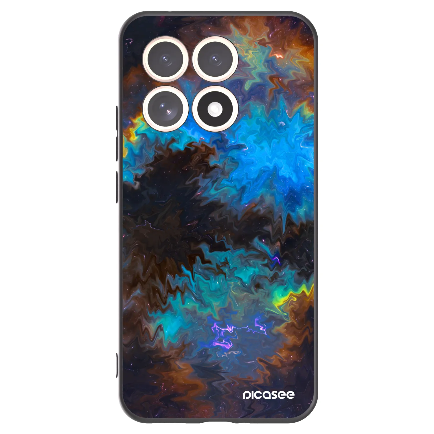 Picasee silikonski črni ovitek za Xiaomi 15T - Space