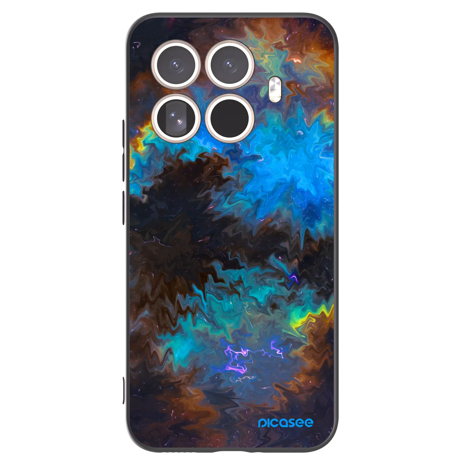 Picasee silikonski črni ovitek za Xiaomi 15T Pro - Space