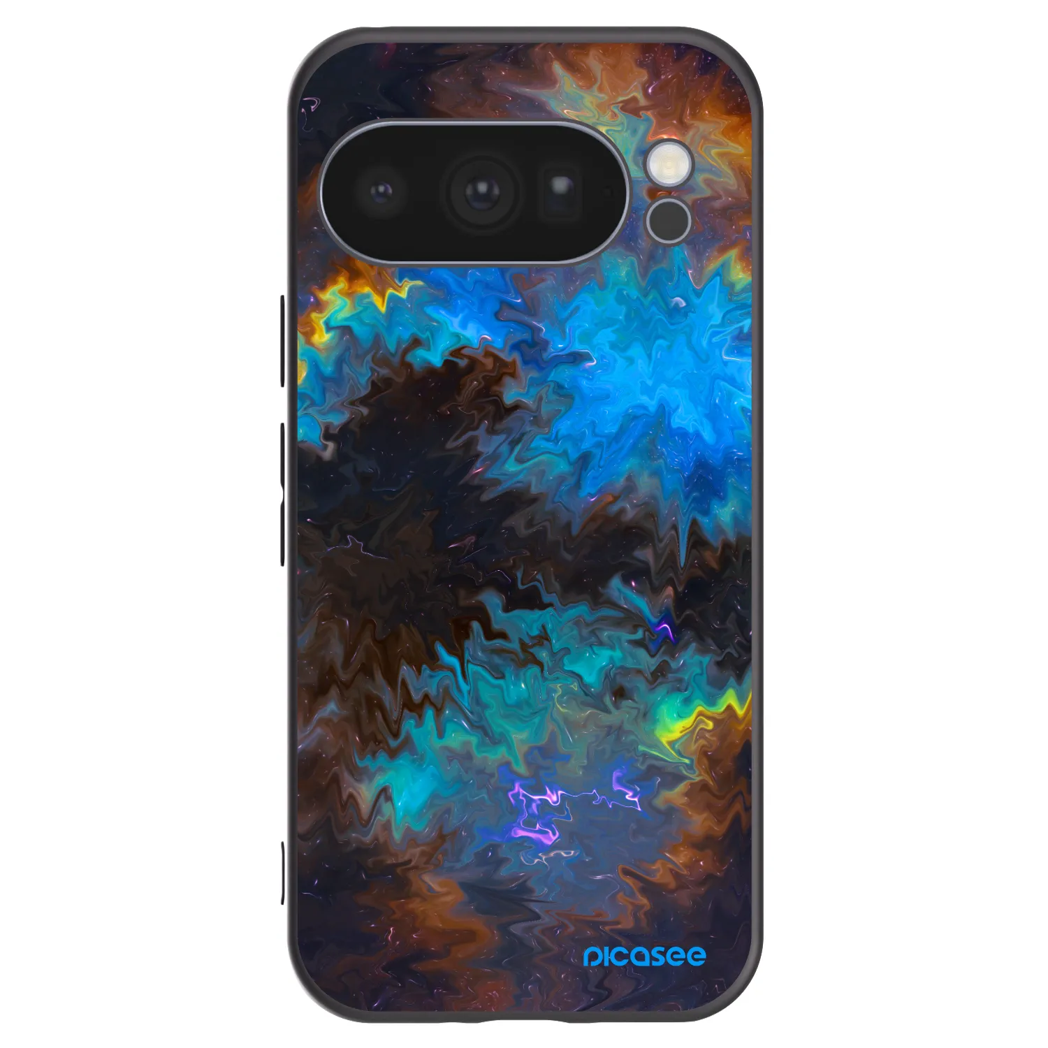 Picasee silikonski črni ovitek za Google Pixel 10 Pro - Space