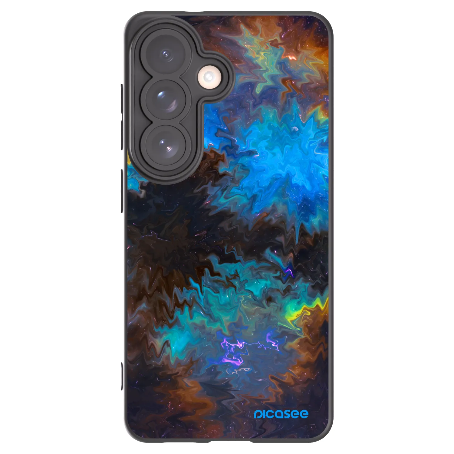 Picasee silikonski črni ovitek za Samsung Galaxy S26 - Space