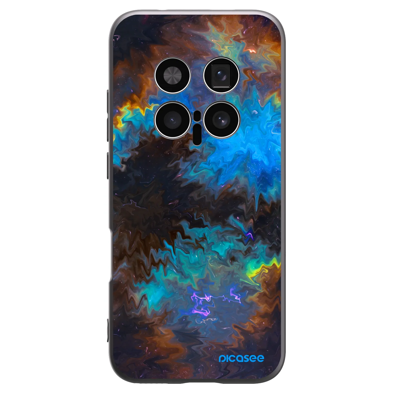 Picasee silikonski črni ovitek za Honor Magic8 Pro 5G - Space
