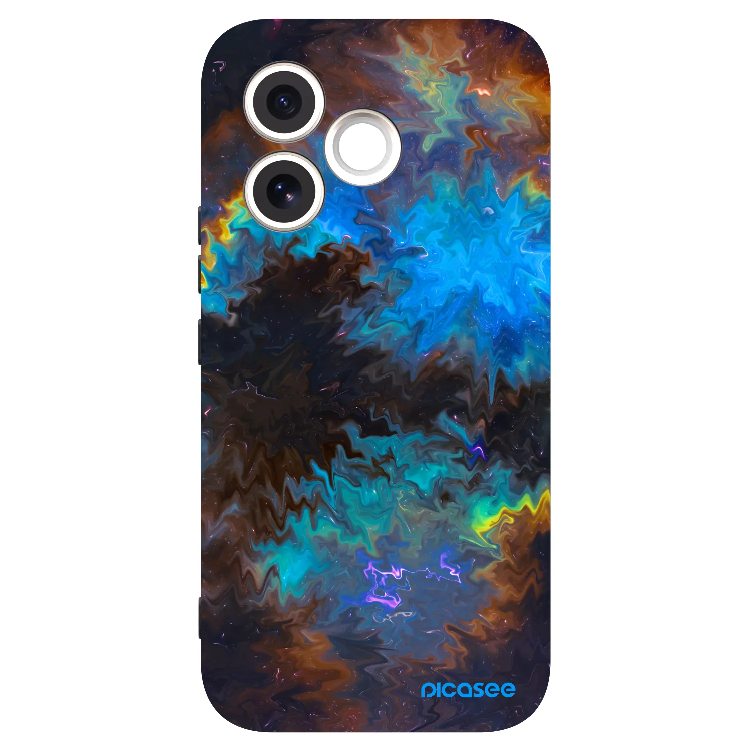 Picasee silikonski črni ovitek za Honor 600 Lite - Space