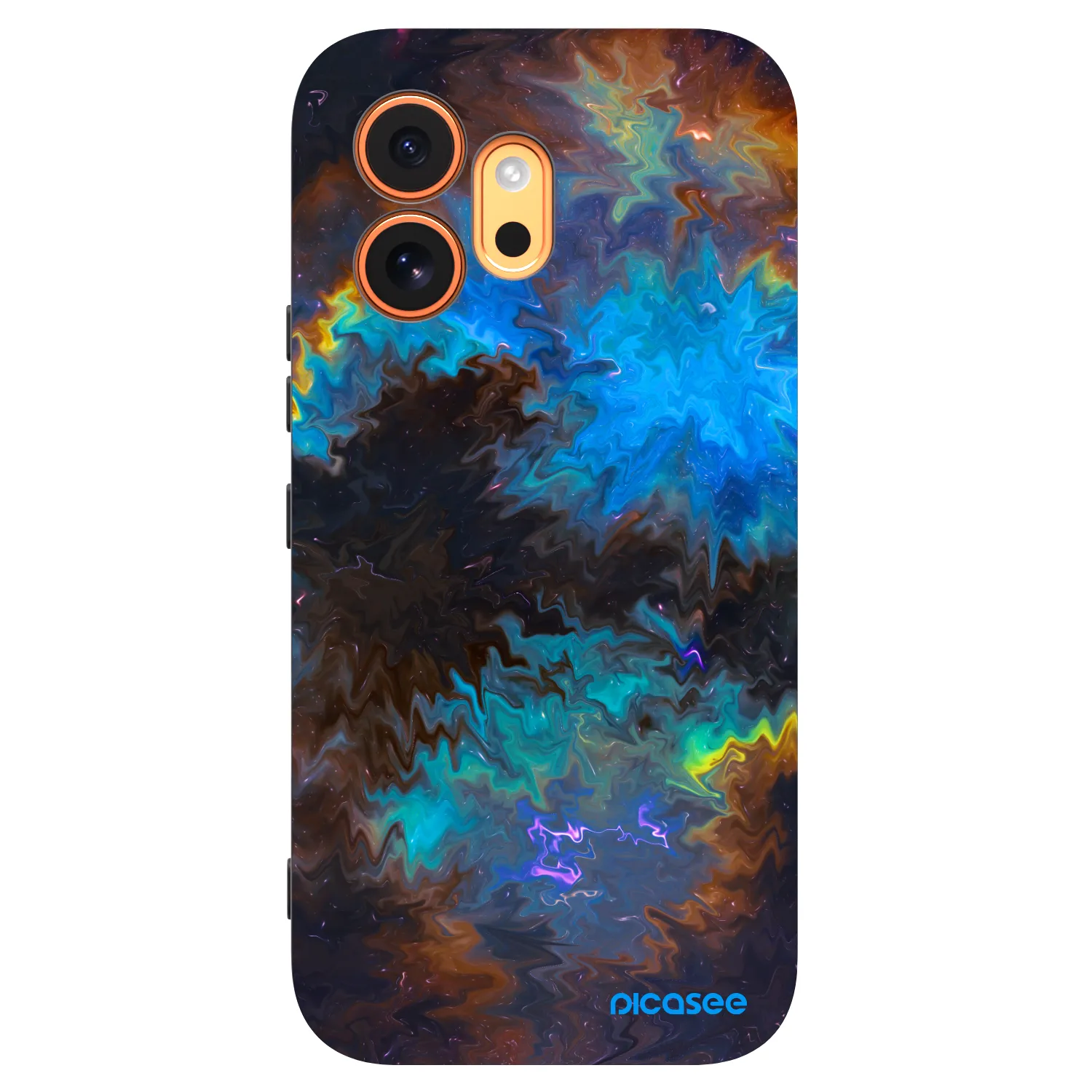 Picasee silikonski črni ovitek za Honor 600 - Space