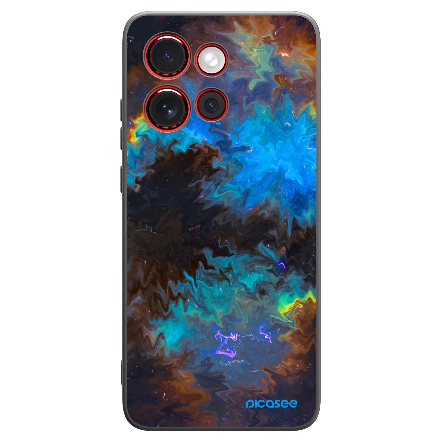 Picasee silikonski črni ovitek za Motorola Edge 60 Neo 5G - Space