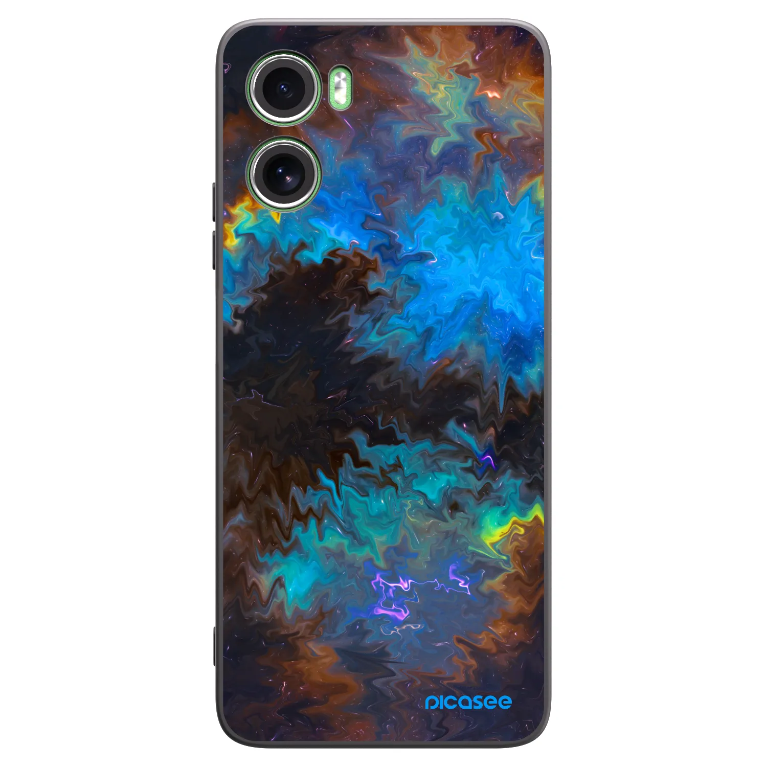 Picasee silikonski črni ovitek za Motorola Moto G06 - Space