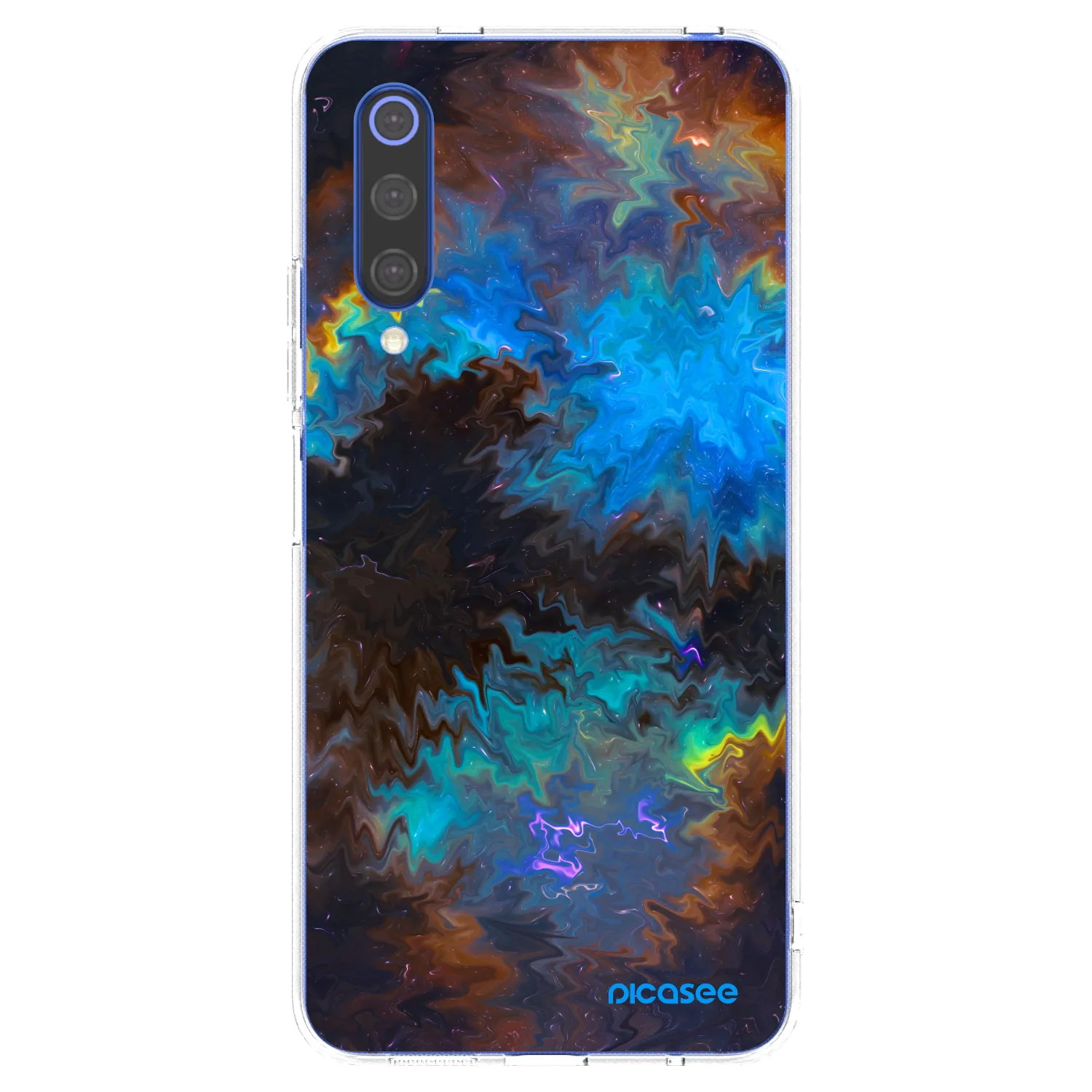 Picasee silikonski prozorni ovitek za Xiaomi Mi 9 SE - Space