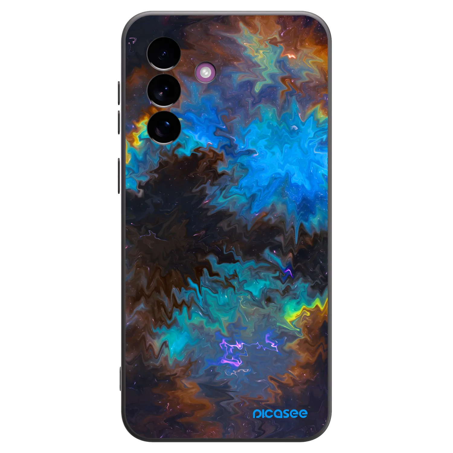 Picasee silikonski črni ovitek za Samsung Galaxy A37 - Space