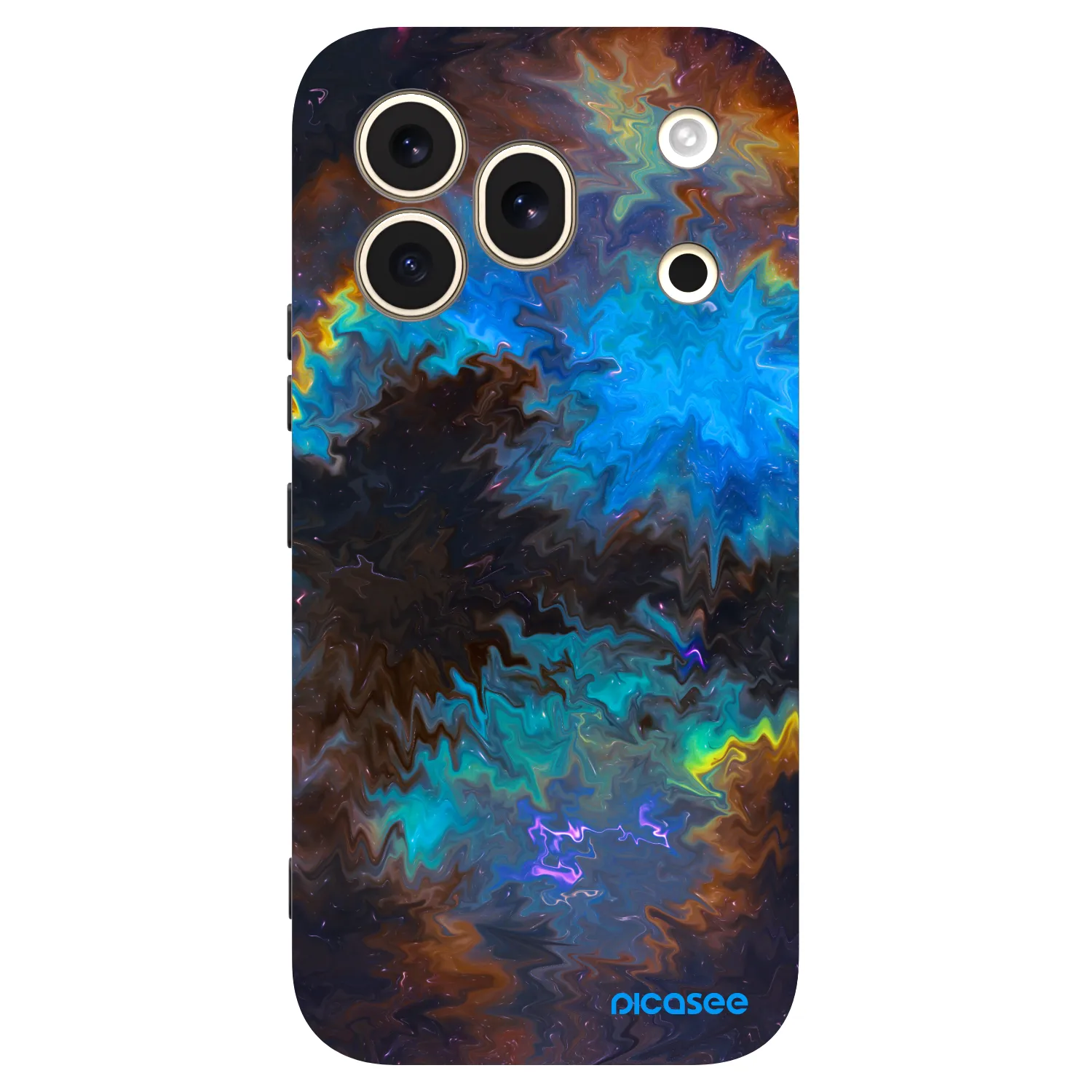 Picasee silikonski črni ovitek za Honor 600 Pro - Space