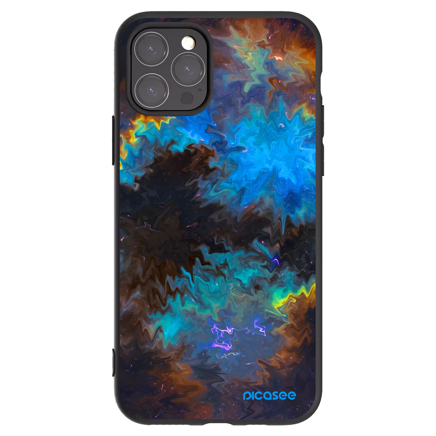 Picasee silikonski črni ovitek za Apple iPhone 11 Pro - Space