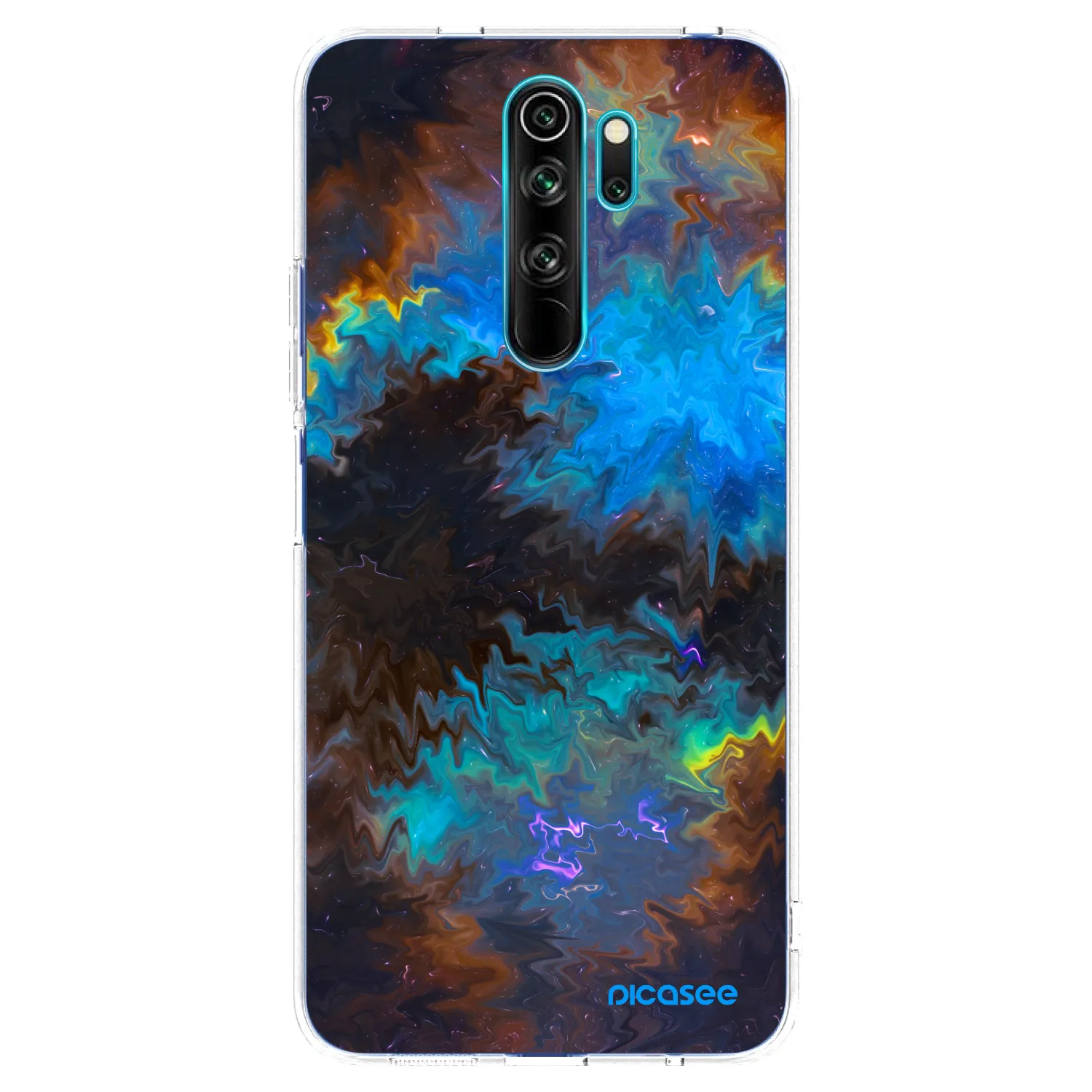 Picasee silikonski prozorni ovitek za Xiaomi Redmi Note 8 Pro - Space