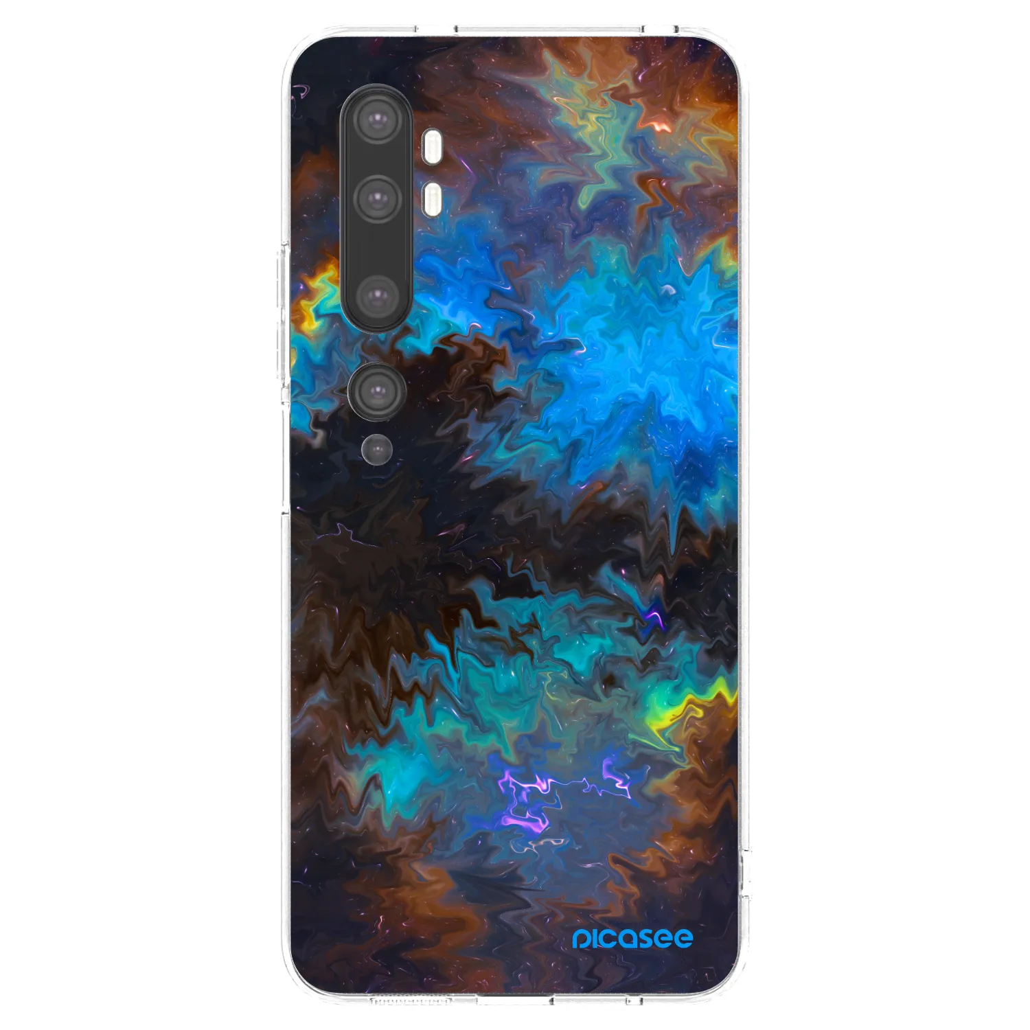 Picasee silikonski prozorni ovitek za Xiaomi Mi Note 10 (Pro) - Space