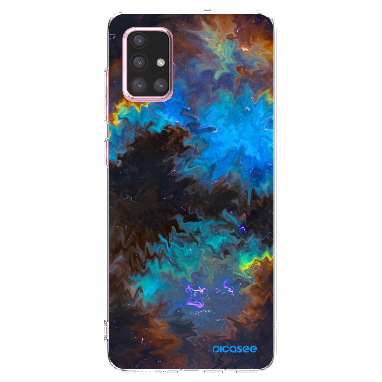 Picasee silikonski prozorni ovitek za Samsung Galaxy A71 A715F - Space