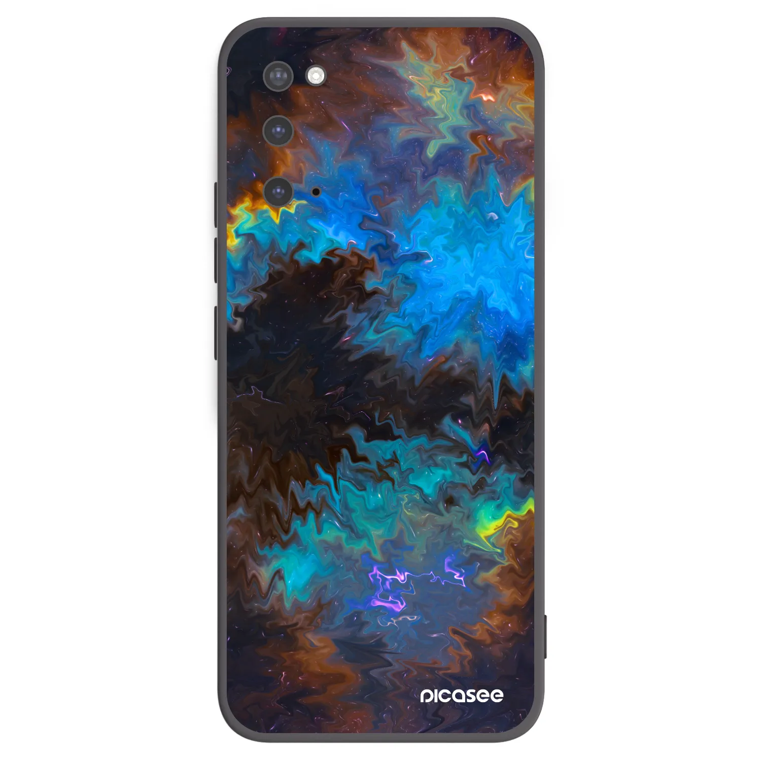 Picasee silikonski črni ovitek za Samsung Galaxy S20 G980F - Space