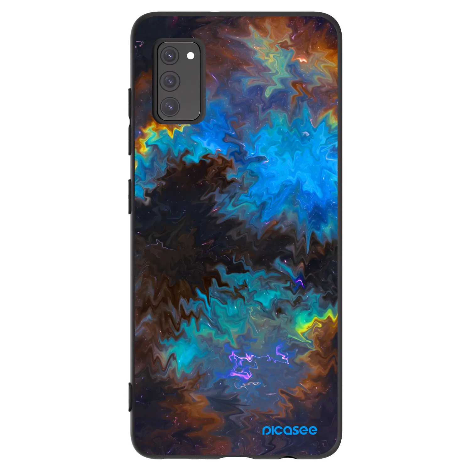 Picasee silikonski črni ovitek za Samsung Galaxy A41 A415F - Space