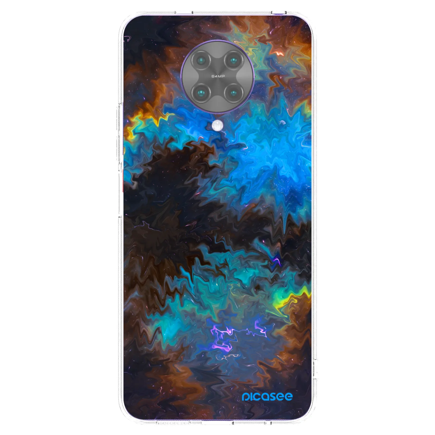 Picasee silikonski prozorni ovitek za Xiaomi Poco F2 Pro - Space