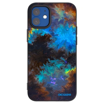 Picasee silikonski črni ovitek za Apple iPhone 12 mini - Space