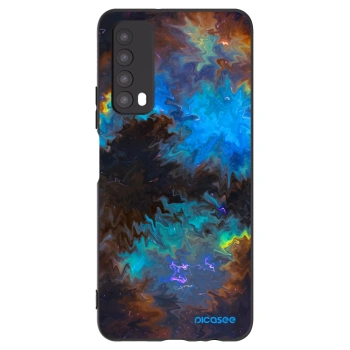Picasee silikonski črni ovitek za Huawei P Smart 2021 - Space