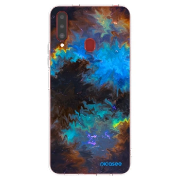 Picasee silikonski prozorni ovitek za Samsung Galaxy A20s - Space