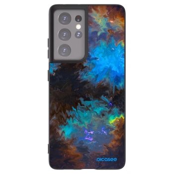 Picasee silikonski črni ovitek za Samsung Galaxy S21 Ultra 5G G998B - Space