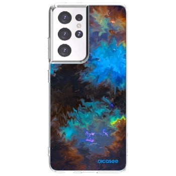 Picasee silikonski prozorni ovitek za Samsung Galaxy S21 Ultra 5G G998B - Space