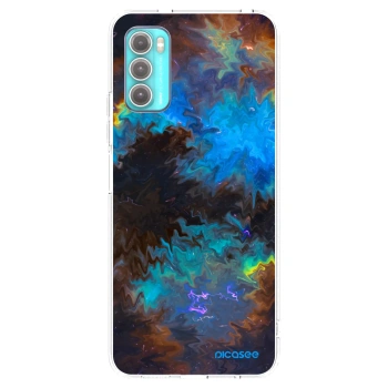 Picasee silikonski prozorni ovitek za Motorola Moto G60 - Space