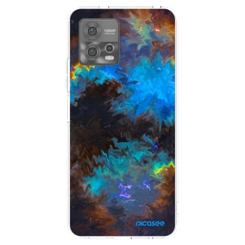 Picasee silikonski prozorni ovitek za Motorola Moto G72 - Space
