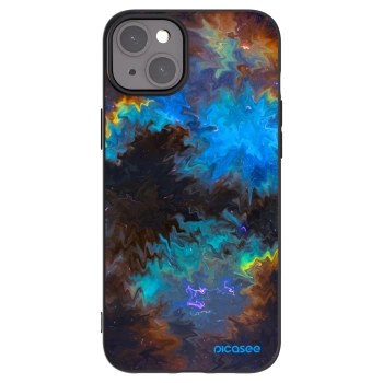 Picasee silikonski črni ovitek za Apple iPhone 15 Plus - Space